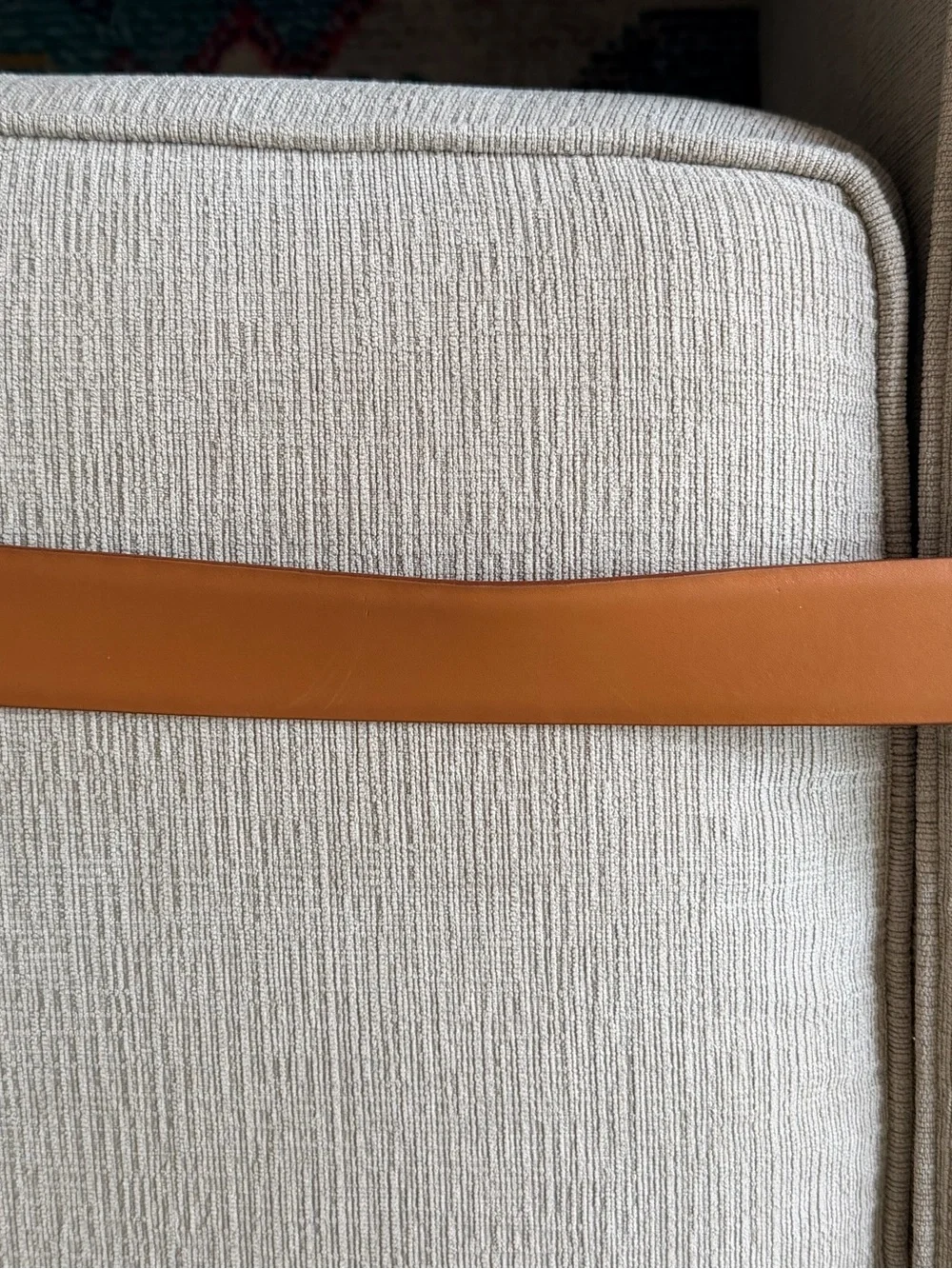 DOLCE & GABBANA Men's Tan Leather Belt with Silver Logo Buckle